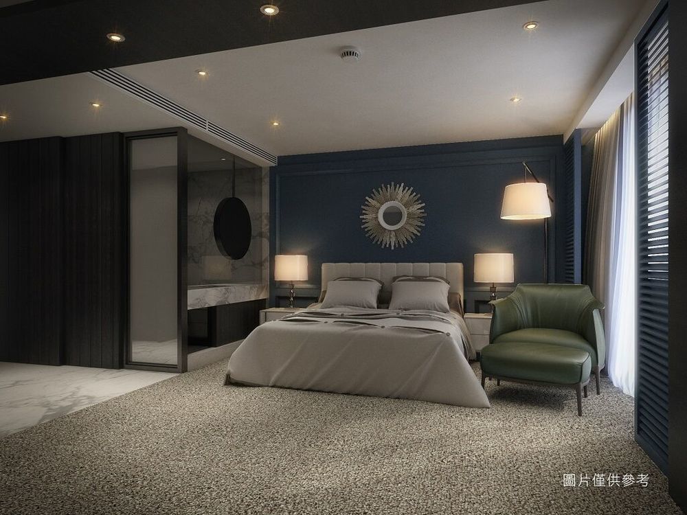 Park Lees Hotel Kaohsiung Exterior foto 3D rendering of a bedroom